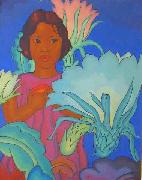 Arman Manookian Polynesian Girl oil painting artist